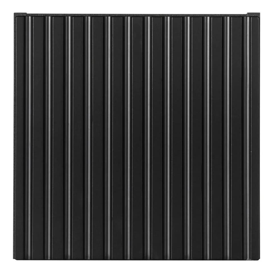 Lomadox Hängeschrank NEWPORT-56 Schwarz Gerillte Front Softclose - Bild 4