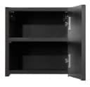 Lomadox Hängeschrank NEWPORT-56 Schwarz Gerillte Front Softclose Bild 5