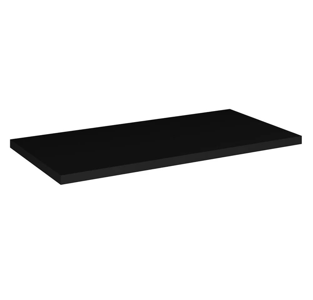 Lomadox Waschtischplatte NEWPORT-56-BLACK Schwarz 80cm