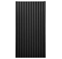 Lomadox Hängeschrank NEWPORT 30cm Schwarz Gerillt Grifflos Bild 3