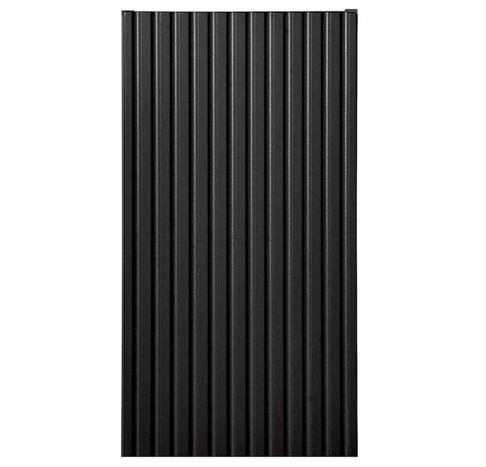 Lomadox Hängeschrank NEWPORT 30cm Schwarz Gerillt Grifflos - Bild 3