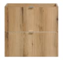 Lomadox Waschtischunterschrank NEWPORT-56-OAK Eiche Metallgriffe Bild 3