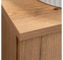 Lomadox Waschtischunterschrank NEWPORT-56-OAK Eiche Metallgriffe Bild 5