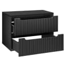 Lomadox Waschbeckenschrank NEWPORT 80 cm Schwarz Modern Bild 1