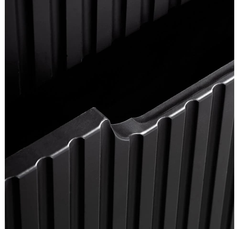 Lomadox Waschbeckenschrank NEWPORT 80 cm Schwarz Modern - Bild 3