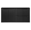 Lomadox NEWPORT-56-BLACK Doppelwaschtisch-Unterschrank 120 cm Schwarz Softclose Bild 1