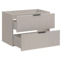 Lomadox Badmöbel-Set ADELAIDE-56-CASHMERE 80cm Waschtisch Hochschrank Keramik Bild 5