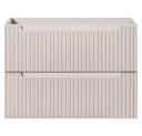Lomadox Waschtischunterschrank NEWPORT-56-CASHMERE Kaschmir Gerillt 80x57x39cm Bild 1