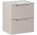 Lomadox Waschtisch NEWPORT-56-CASHMERE mit Keramikwaschbecken Bild 2