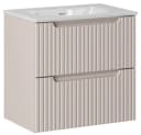 Lomadox Waschtisch NEWPORT-56-CASHMERE mit Keramikwaschbecken und Softclose Bild 2