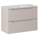 Lomadox Waschtisch NEWPORT-56-CASHMERE mit Keramikwaschbecken Bild 2