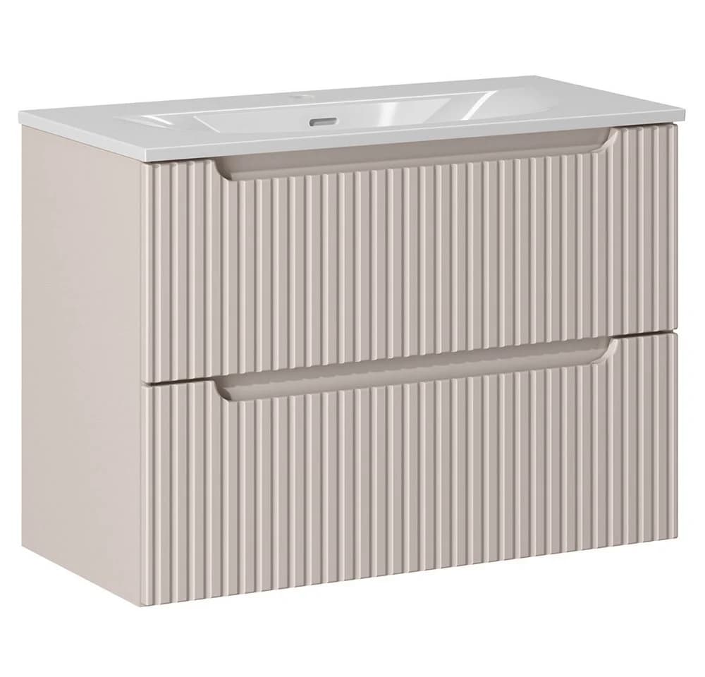 Lomadox Waschtisch NEWPORT-56-CASHMERE mit Keramikwaschbecken - Bild 2