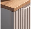 Lomadox Waschtischunterschrank NEWPORT-56-CASHMERE gerillte Front Softclose Bild 1