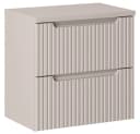 Lomadox Waschtischunterschrank NEWPORT-56-CASHMERE 60cm Kaschmir Gerillt Bild 2