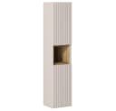 Lomadox Hochschrank NEWPORT-56-CASHMERE Badschrank mit gerillter Front Bild 2