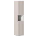 Lomadox Hochschrank NEWPORT-56-CASHMERE Badschrank Kaschmir Weiß Bild 2
