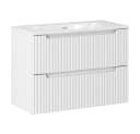 Lomadox NEWPORT-56 Waschtisch 81cm Weiß Keramik Bild 2