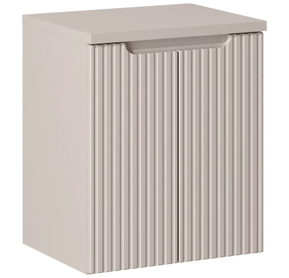 Lomadox Waschtischplatte NEWPORT-56-CASHMERE, 50 cm, Kaschmir