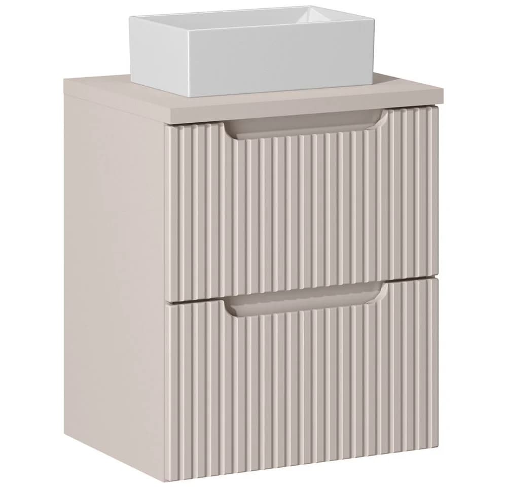Lomadox Waschtischplatte NEWPORT-56-CASHMERE, 50 cm, Kaschmir - Bild 3