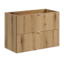 Lomadox Waschtisch NEWPORT-56-OAK mit Unterschrank und Keramikbecken Bild 4