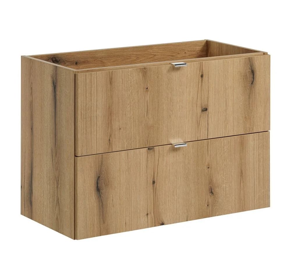 Lomadox Waschtisch NEWPORT-56-OAK mit Unterschrank und Keramikbecken - Bild 4