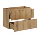 Lomadox Waschtisch NEWPORT-56-OAK mit Unterschrank und Keramikbecken Bild 5