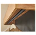 Lomadox Garderobenpaneel CRISP-61 Anthrazit Wotan Eiche 3 Haken Bild 1