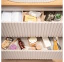Lomadox Waschtischunterschrank NEWPORT-56-CASHMERE Beige/Eiche Softclose Bild 1