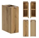 Lomadox Waschtischunterschrank NEWPORT-56-CASHMERE Beige/Eiche Softclose Bild 5
