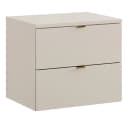 Lomadox Waschtischunterschrank DURANGO-56 Kaschmir 2 Schubladen Softclose Bild 2