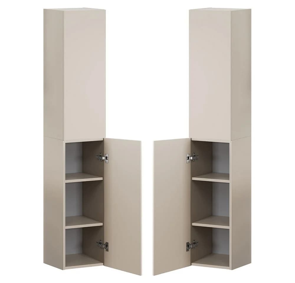 Lomadox Hochschrank DURANGO-56 Badschrank Wandhängend Kaschmir