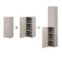 Lomadox Hochschrank DURANGO-56 Badschrank Wandhängend Kaschmir Bild 2