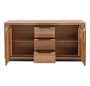 Lomadox Sideboard GIUSTINO-06 Wildeiche massiv geölt mit Schubladen Bild 1