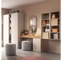 Lomadox Jugendzimmer-Set FIER-129 5-tlg. Kaschmir Eiche Grifflos Bild 2