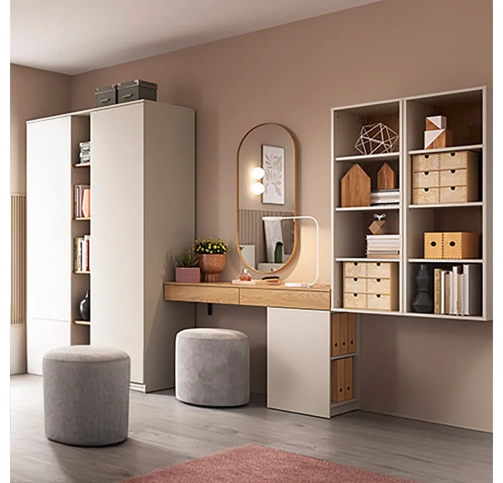 Lomadox Jugendzimmer-Set FIER-129 5-tlg. Kaschmir Eiche Grifflos - Bild 2