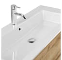 Lomadox Waschtisch LIVIGNO-02 120cm Mineralguss Eiche Bild 1