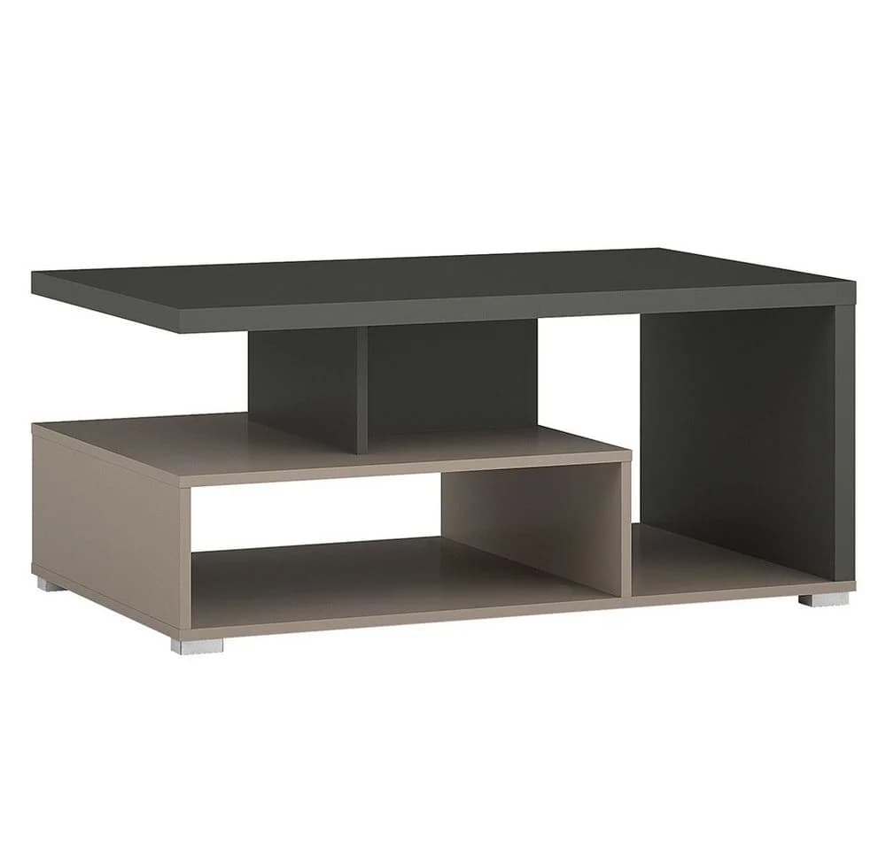 Lomadox Couchtisch SELCE-83 Anthrazit Beige 100 cm - Bild 2