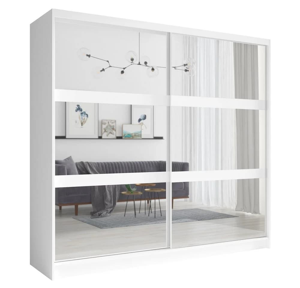 Lomadox Schlafzimmer-Set FAIDO-166, 4-tlg. Weiß mit LED-Beleuchtung - Bild 3