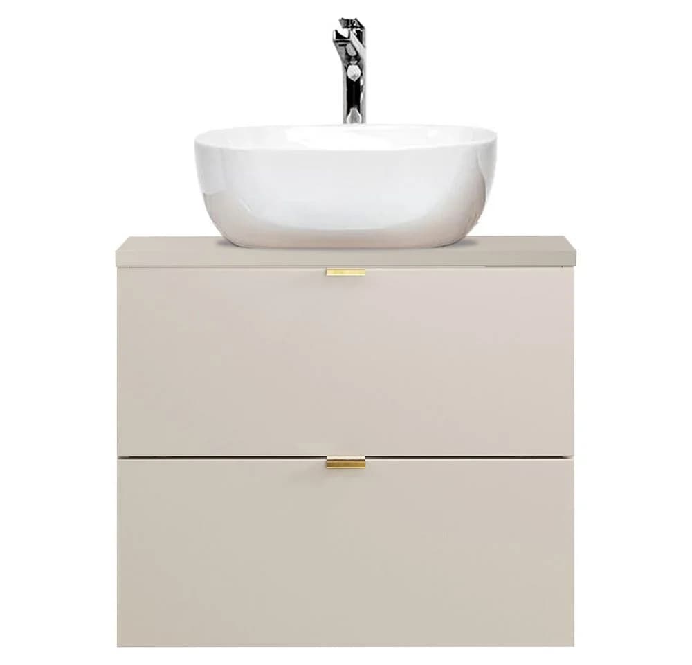 Lomadox Waschtisch DURANGO-56 mit Aufsatzwaschbecken und Softclose-Schubladen - Bild 2