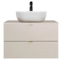 Lomadox Waschtisch DURANGO-56 80 cm Kaschmir Keramik Bild 2