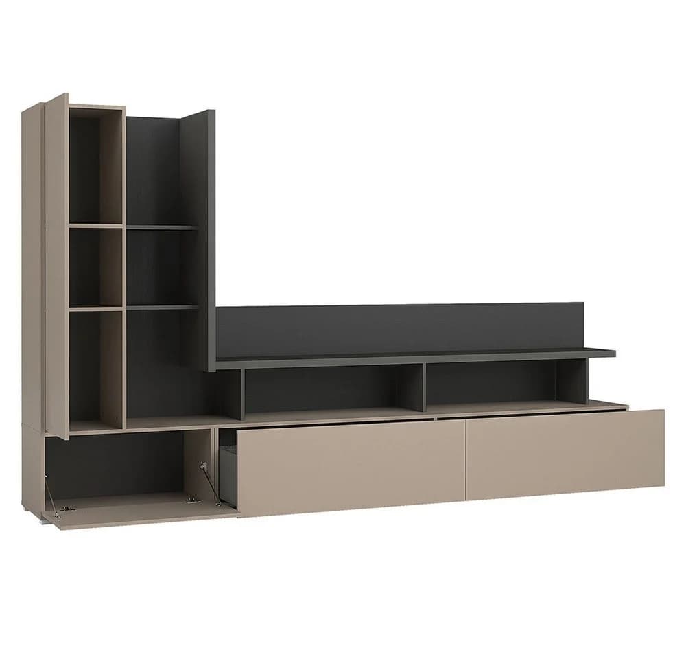 Lomadox Wohnzimmer-Set SELCE-83 4-teilig Beige Anthrazit Modern - Bild 3