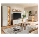 Lomadox Wandregal SAGUNTO-05 mit LED-Beleuchtung Eiche Bild 5