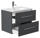 Lomadox Badmöbel-Set HARLINGEN-02, 70 cm Waschtisch mit LED Spiegelschrank Bild 3