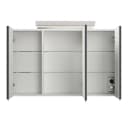 Lomadox Badmöbel-Set HARLINGEN-02 100cm LED Spiegelschrank Grau Bild 5