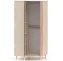 Lomadox Eckschrank MODICA-131 Sandbeige Rosa 2-türig Bild 5