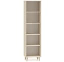 Lomadox Bücherregal MODICA-131 Sandbeige 8 Fächer 50cm Bild 2