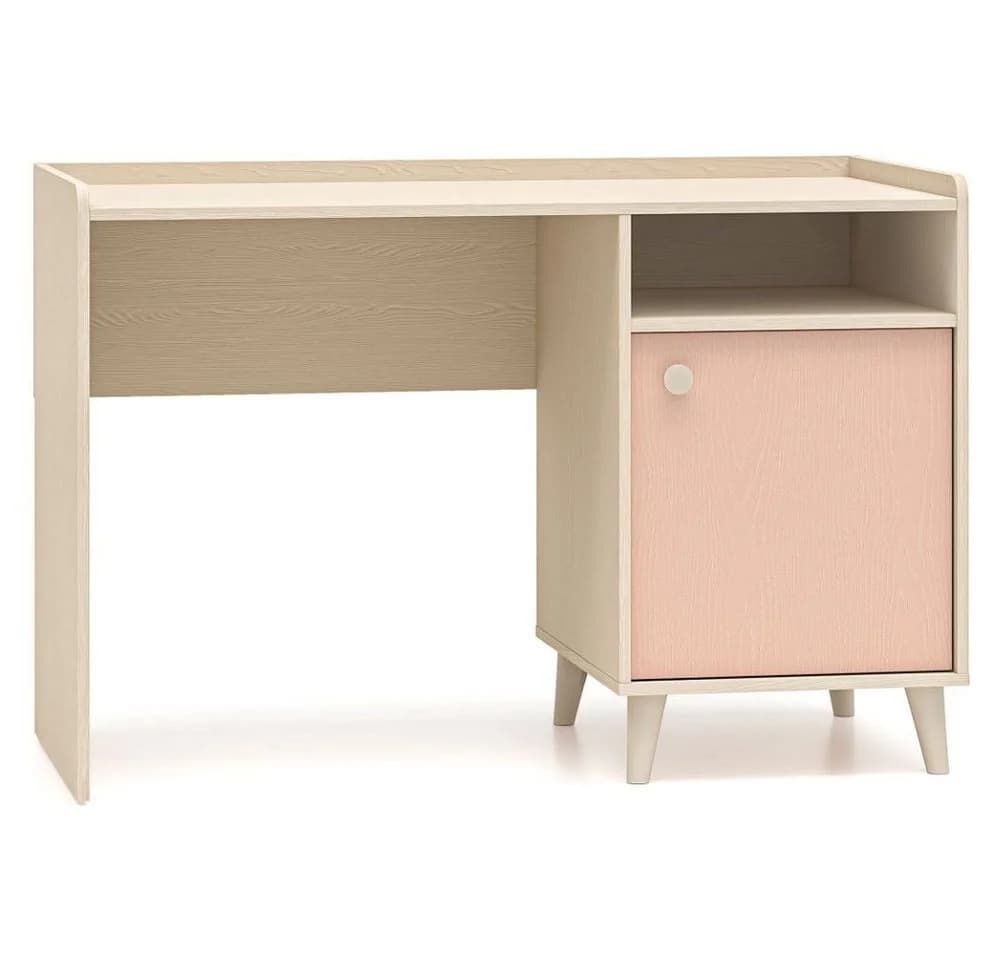 Lomadox Schreibtisch MODICA-131 Beige/Rosa Softclose - Bild 2
