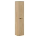 Lomadox Hochschrank NARPIO-56 Eiche Modern Grifflos Bild 3