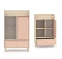 Lomadox Jugendzimmer-Set MODICA-131 3-tlg. Sandbeige Rosa Softclose Bild 5