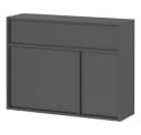 Lomadox Garderoben-Set ALLOA-01 Graphit Spiegel Schuhschrank Bild 4